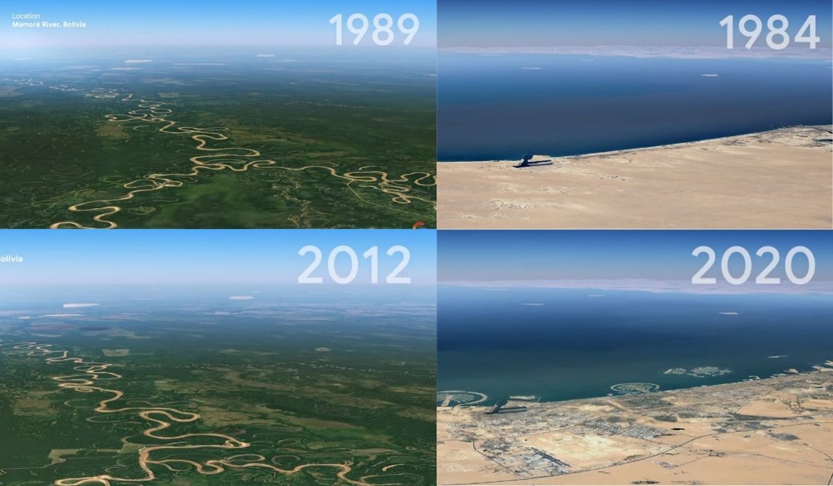 Google Earth lanza Timelapse para ver el cambio del planeta en 37 años