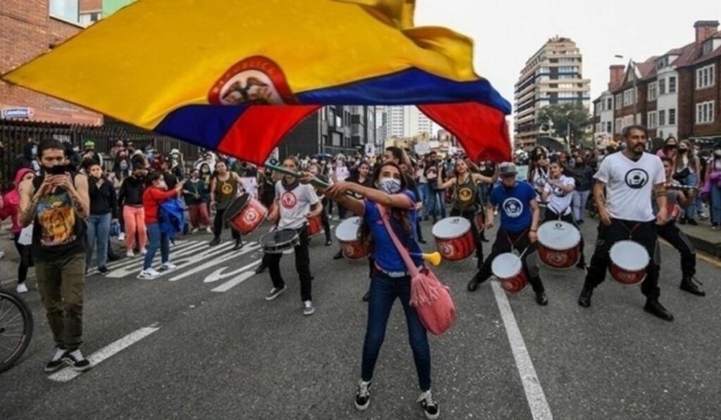 Epicentro de las protestas el 12 de mayo fue en Barranquilla y Bogotá