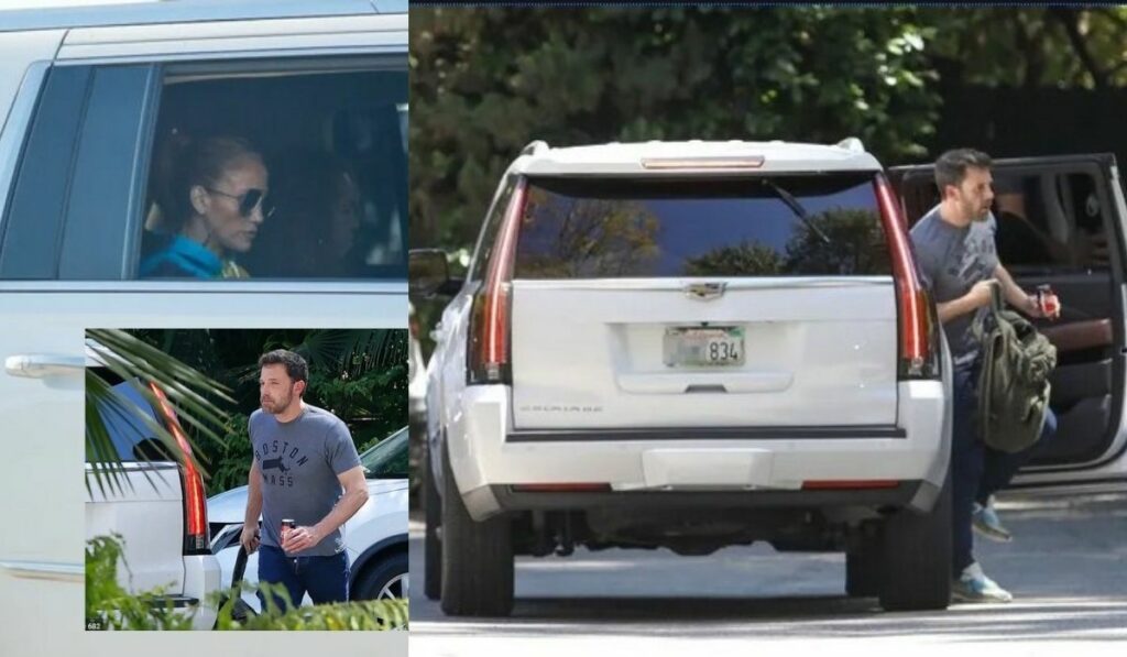 Jennifer López se recuesta en el regazo de su exnovio Ben Affleck