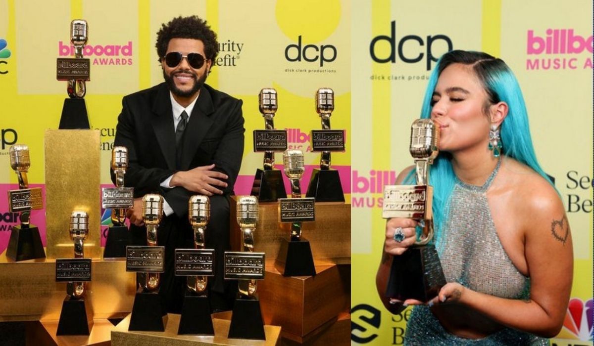 The Weeknd fue el máximo ganador de los Premios Billboard 2021