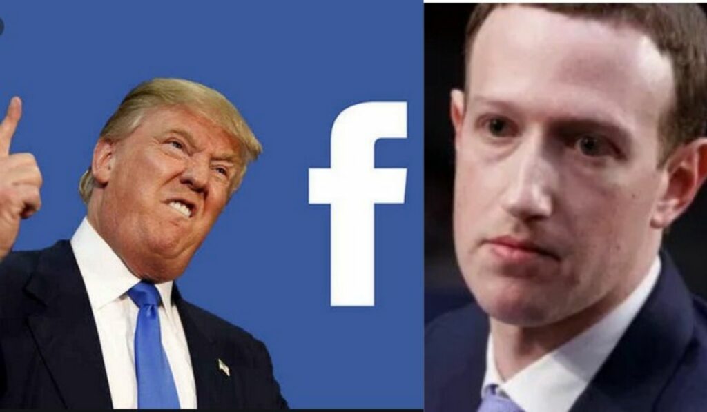 Donald Trump es vetado por facebook hasta el 2023 y denuncia censura