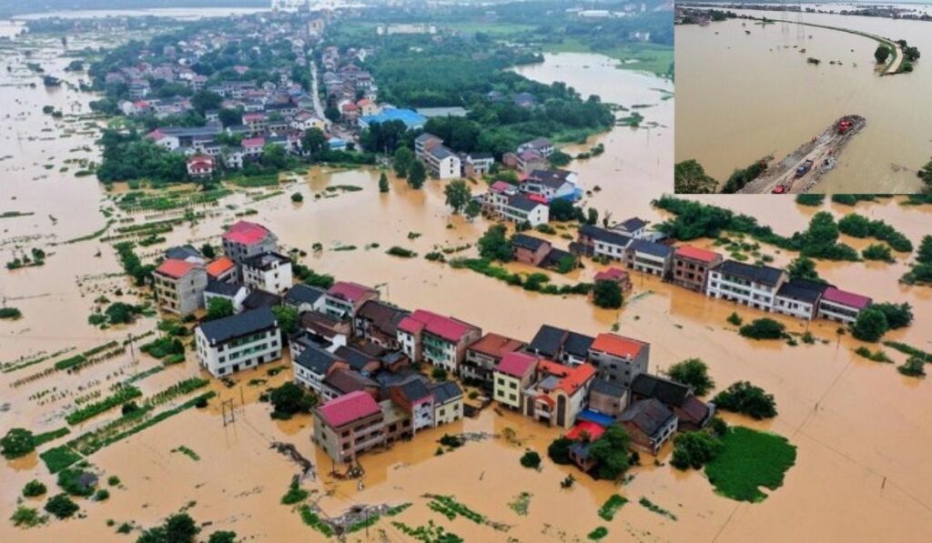 Catástrofe por inundaciones en China dejan a miles afectados