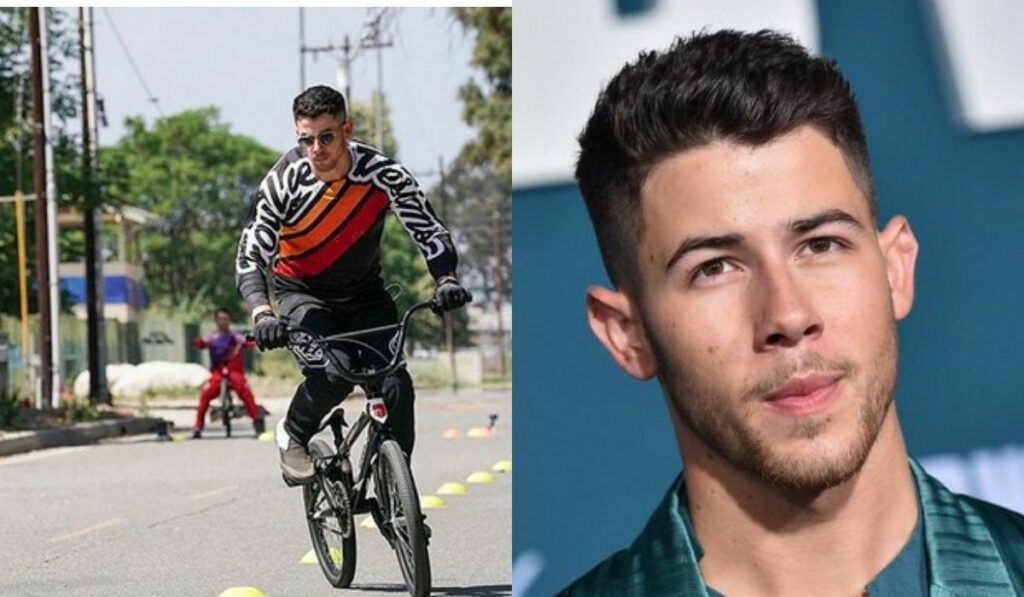 Nick Jonas se fracturo un acostilla luego de caer de una bicicleta