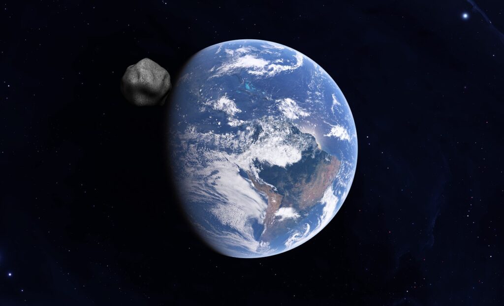 grandes asteroides en la Tierra