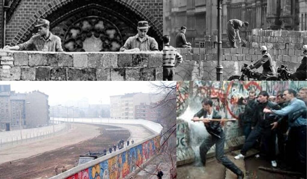 60 años del levantamiento del muro de Berlín y su posterior caída en 1989