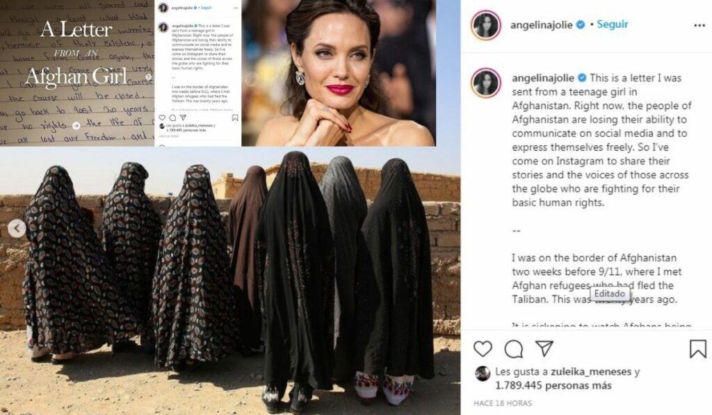 Primera publicación en Instagram de Angelina Jolie es conmovedora