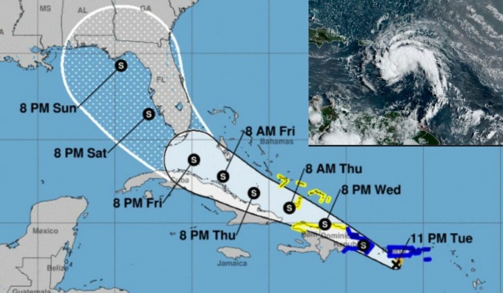 Tormenta Fred pasó por República Dominicana se degrado en depresión tropical