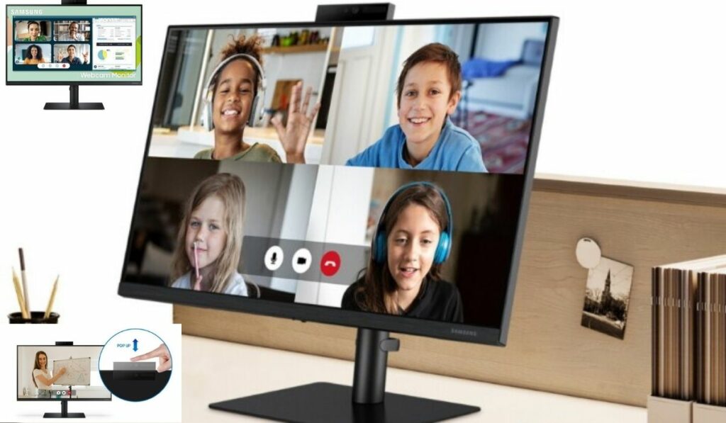 Samsung Webcam Monitor S4: Monitor óptimo para el teletrabajo