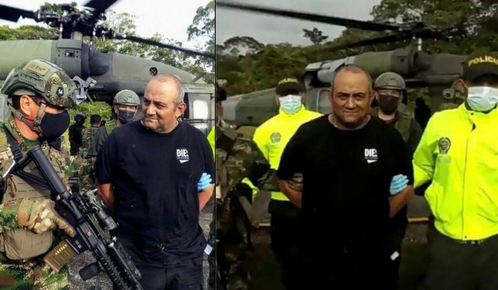 Alias Otoniel Jefe del Clan del Golfo y máximo narco de Colombia fue capturado
