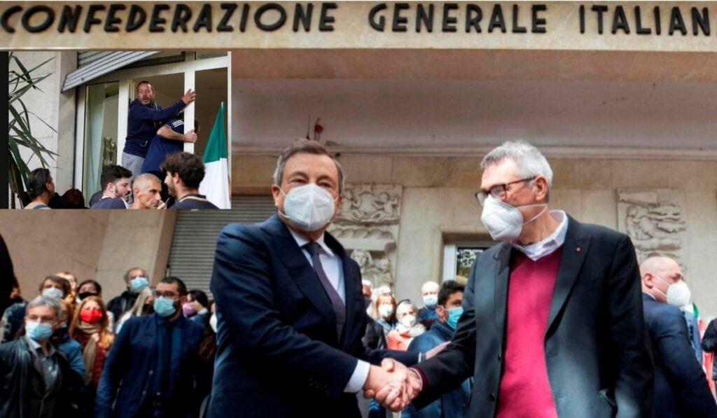 Manifestación antivacunas abre paso al fascismo y su regreso a Italia