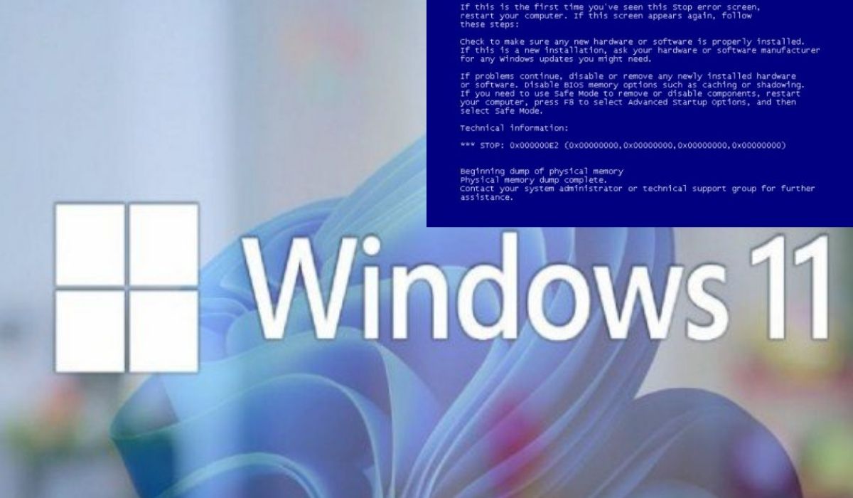 ¡Alerta! Regresa a Windows 11 la pantalla azul de la muerte