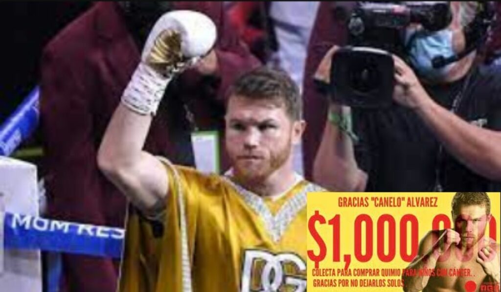 Canelo Álvarez da un golpe de amor al donar US$ 48000 a niños con cáncer