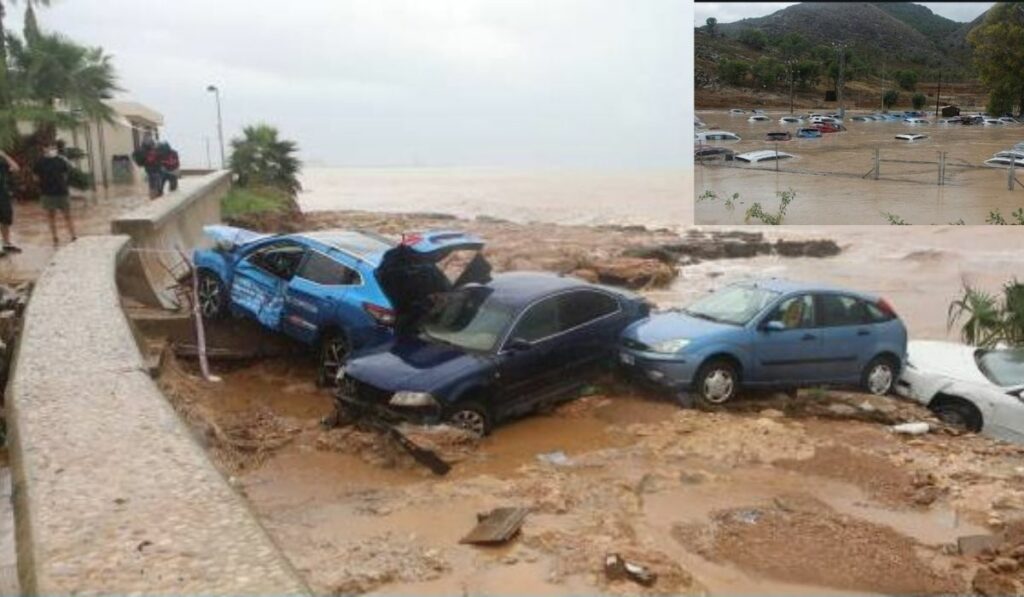Inundaciones en España Ríos se desbordaron en varias localidades y sobrepasaron viviendas