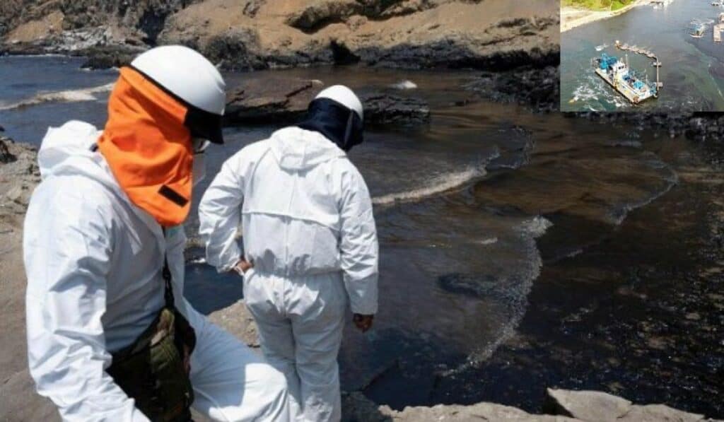 Confirman derrame de petróleo en Perú debido a erupción en Tonga