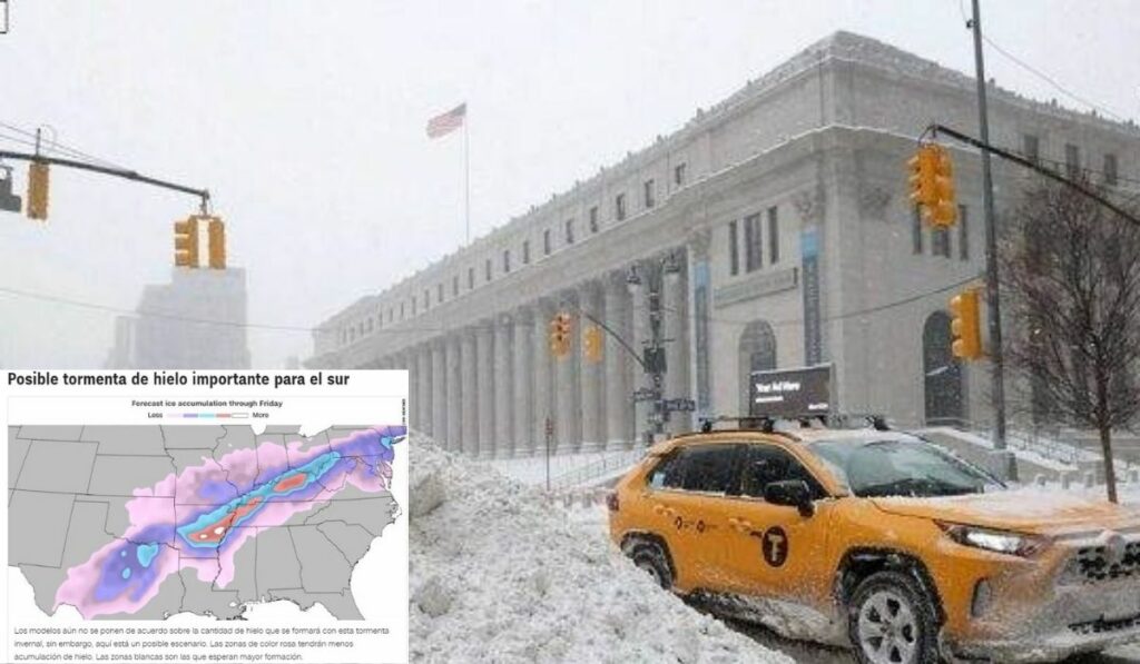 Bajo alerta 90 millones de personas en EEUU por segunda tormenta invernal