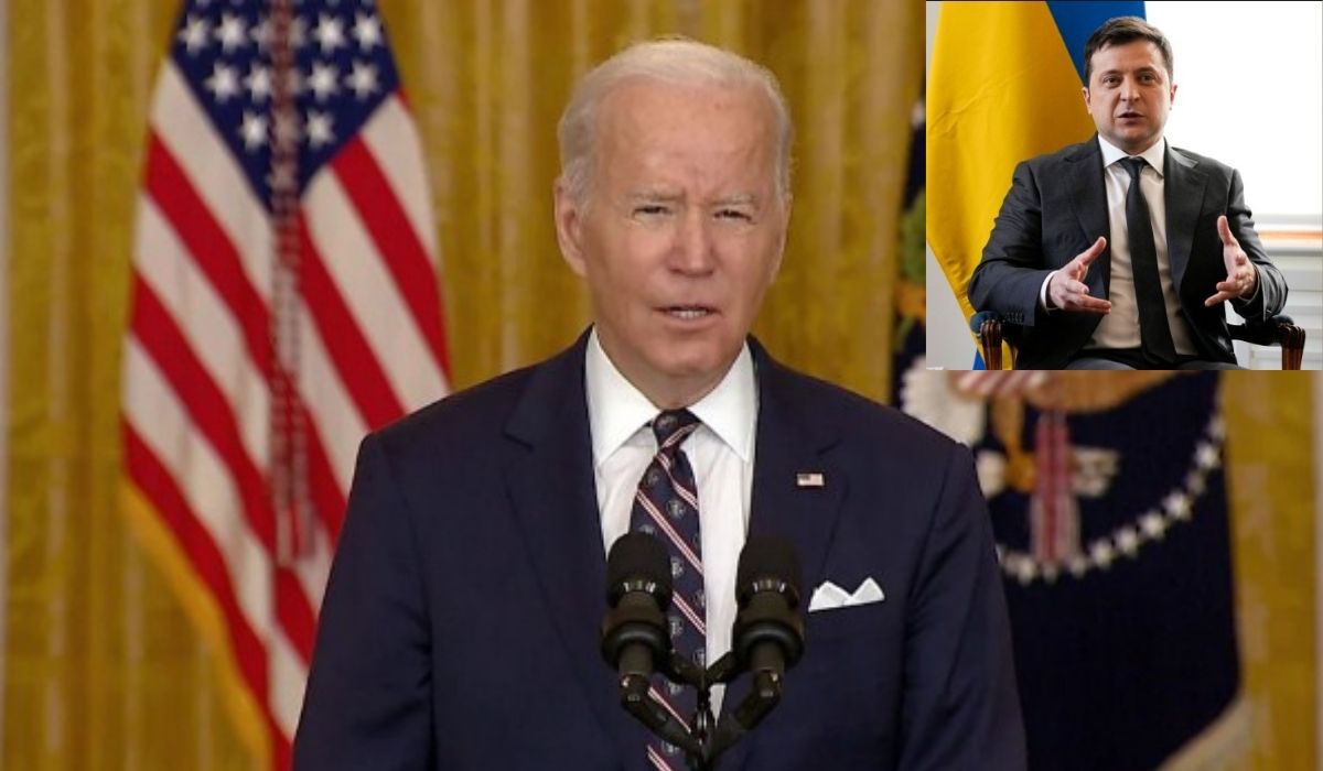Biden señala que empezó la invasión a Ucrania y emite sanciones a Rusia