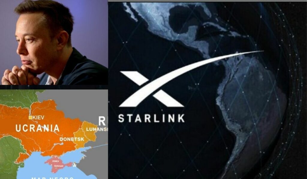 Elon Musk apoya al gobierno de Ucrania con su red de internet Starlink
