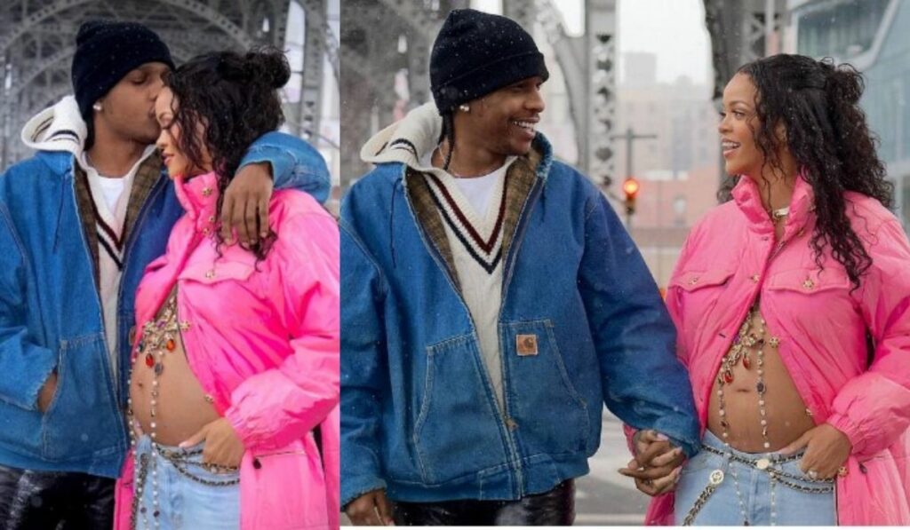 La magnate Rihanna espera su primer hijo con el rapero A$AP Rocky