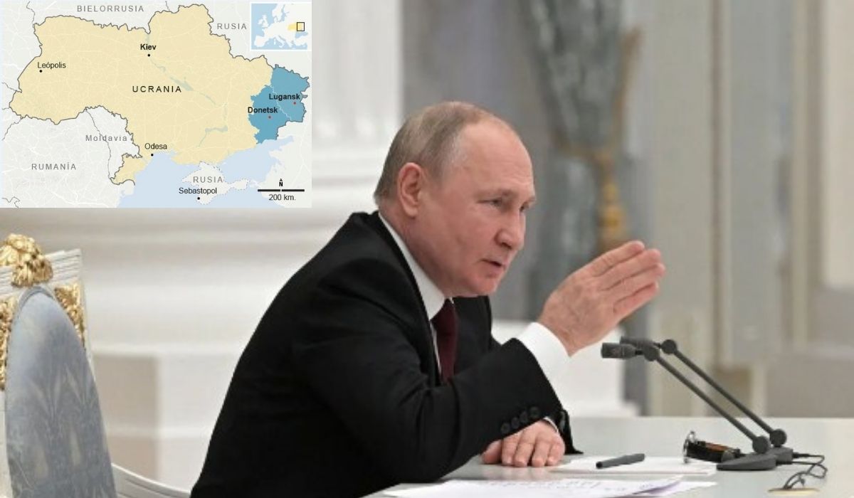 Putin ordeno que sus tropas se desplegasen en zonas separatistas de Ucrania
