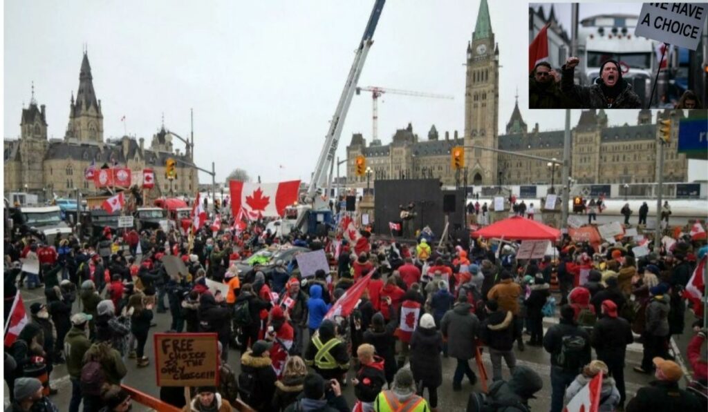 Trudeau dijo a Biden que abrirá el paso fronterizo tras protestas en Canadá
