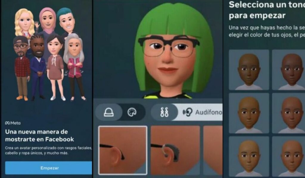 Ya se pueden crear avatares del Metaverso en Facebook e Instagram