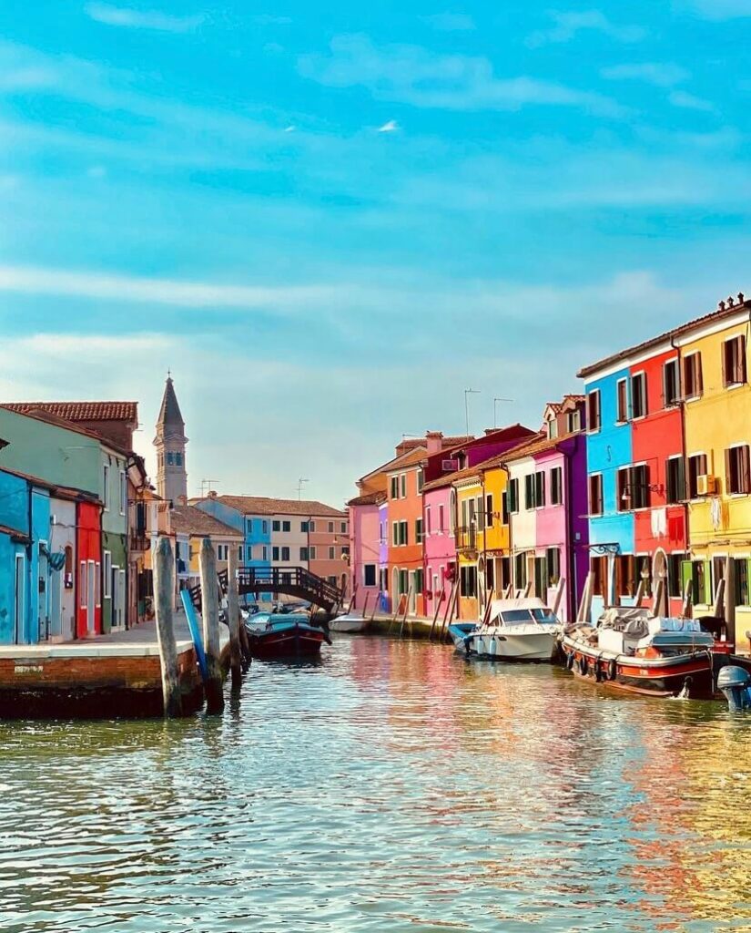 Isla de Burano, cerca de Venecia, Italia