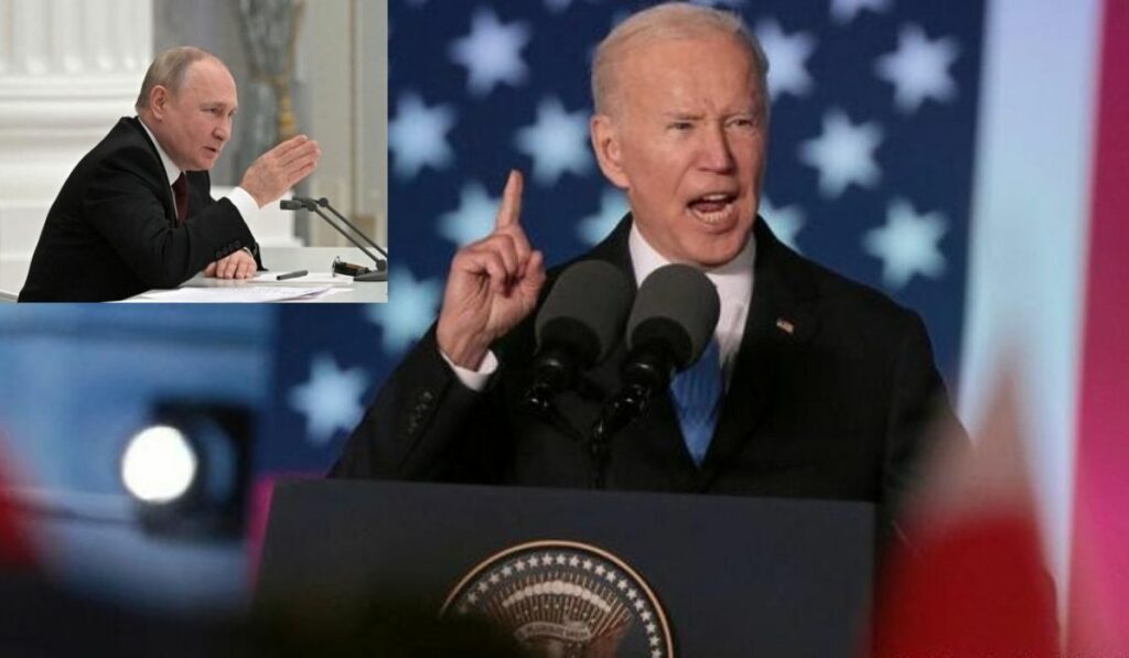 Joe Biden le dice a Putin que no debería permanecer en el poder de Rusia