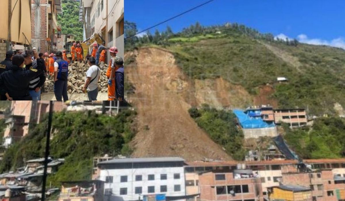 Tragedia en Perú Alud sepultó más de 60 viviendas y hay siete desaparecidos