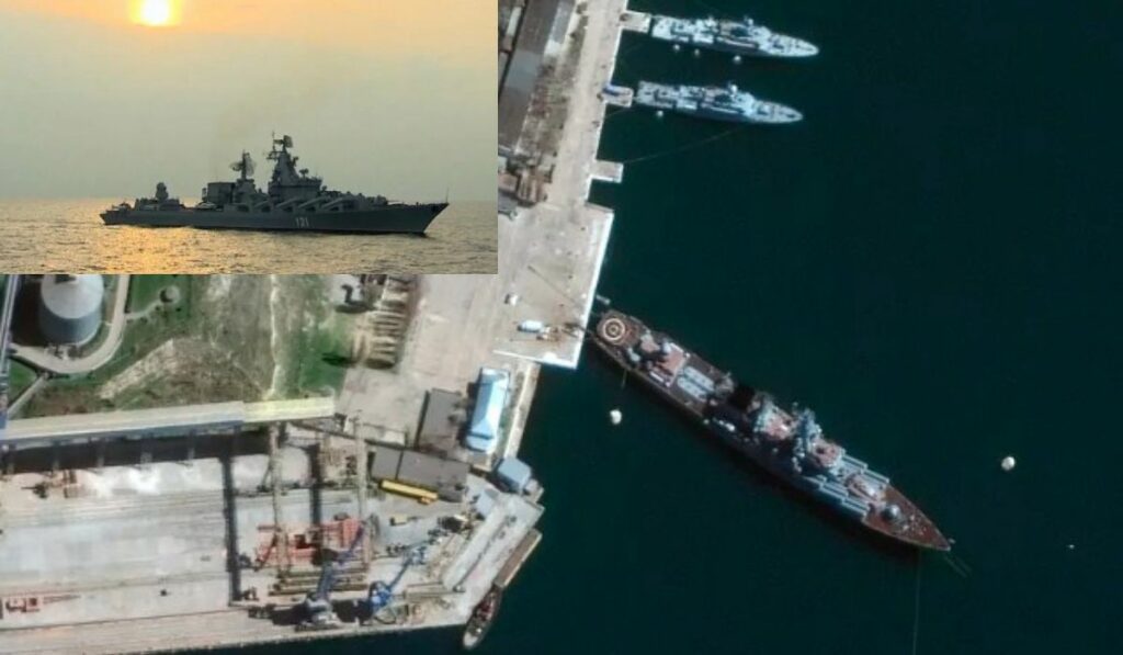 Se hundió el buque ruso Moskva y se le atribuye a un ataque de las fuerzas ucranianas