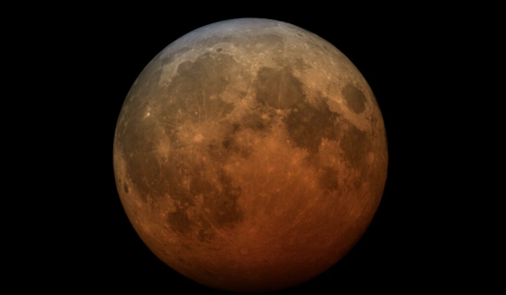 Eclipse lunar o Luna de sangre