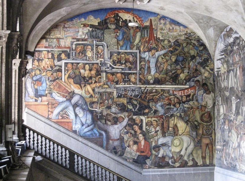 10 cosas para hacer en Ciudad de México: murales de Diego Rivera en el Palacio Nacional