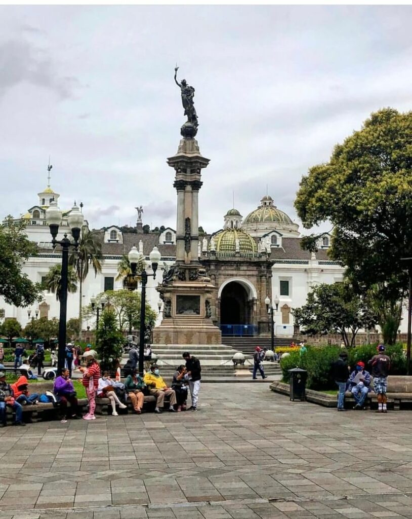 La Plaza Grande o de la Independencia, casco antiguo de Quito