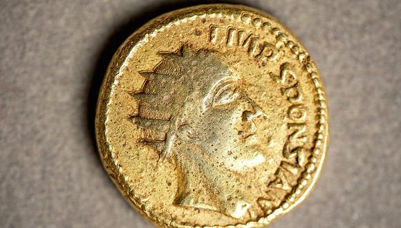 La moneda del emperador romano Spagnanius estuvo en circulación