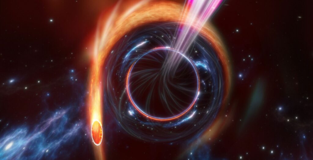 Astrónomos estudian los cambios ocasionados por el agujero negro