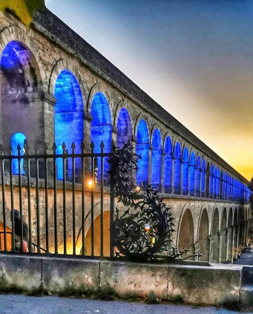 Fin de semana en Montpellier,: ver el Aqueduc de Saint-Clément.