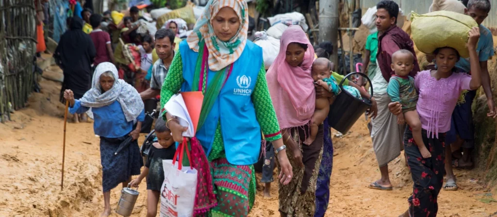 Más de 80 refugiados sirios llegaron a la capital española para ser reasentados