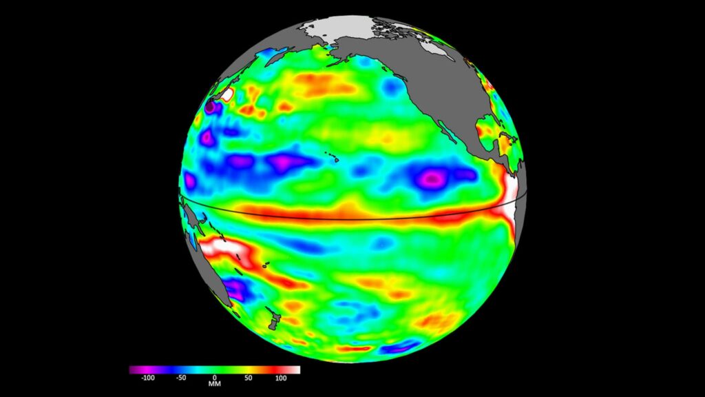 El satélite estadounidense-europeo Sentinel 6 Michael Freilich anuncia la llegada de El Niño