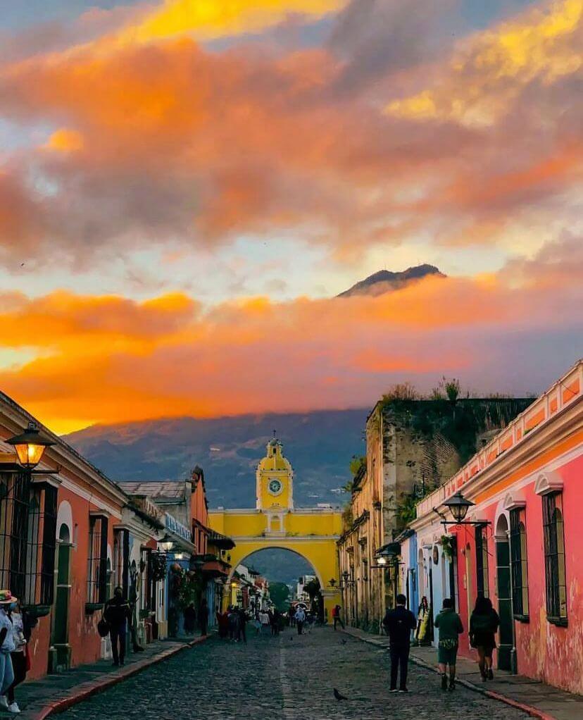 La belleza de la ciudad colonial de Antigua Guatemala