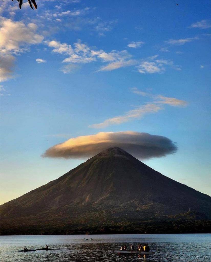 Volcán Concepción en la isla de Ometepe