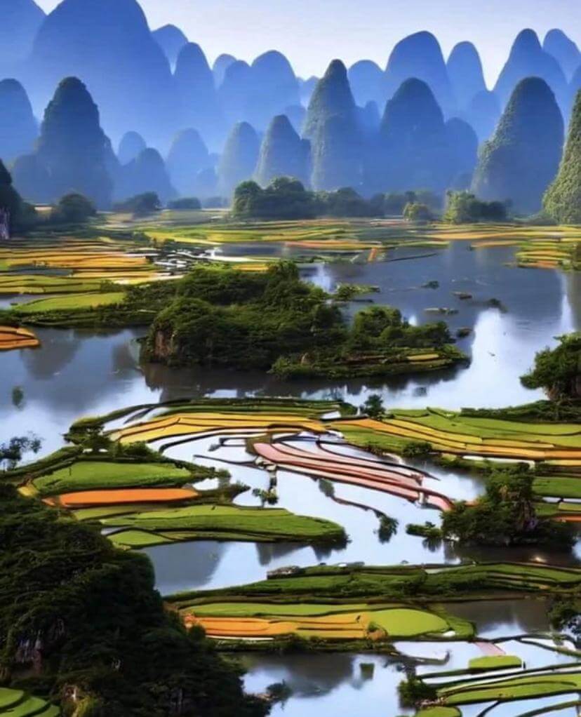 Montañas de Guilin, sur de China