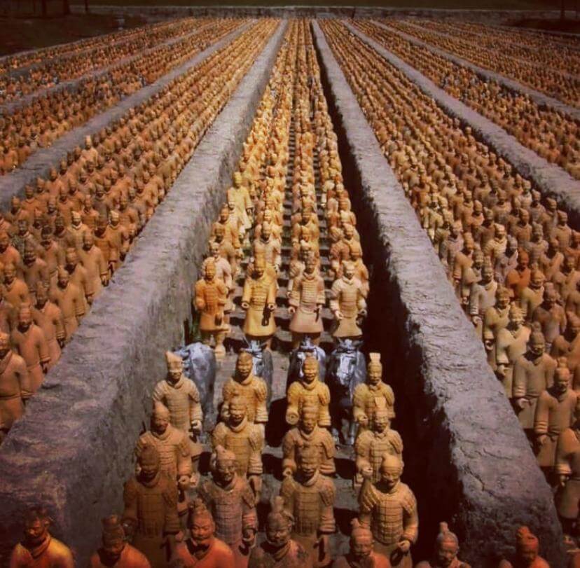 Guerreros de Terracota de Xian