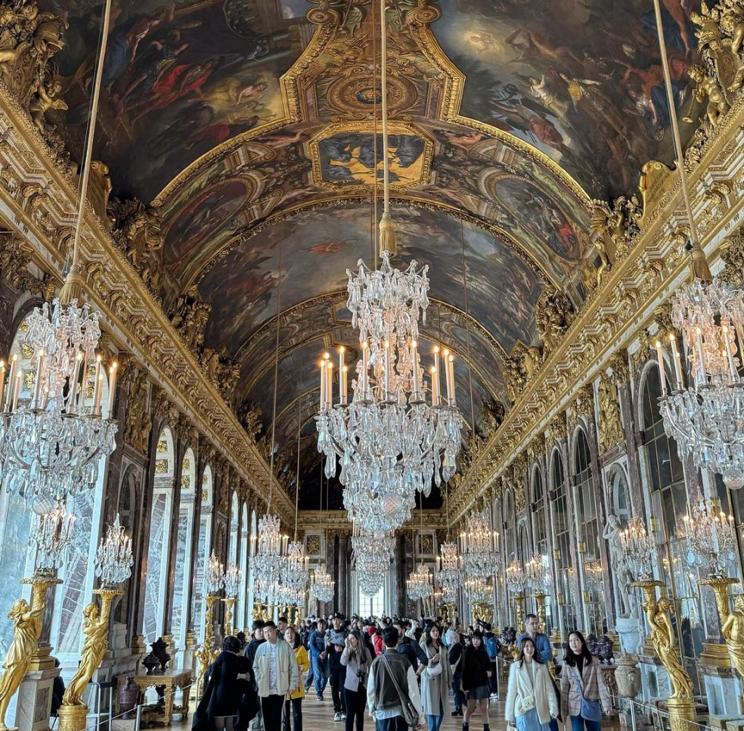 Salón de los Espejos, en el Palacio de Versalles