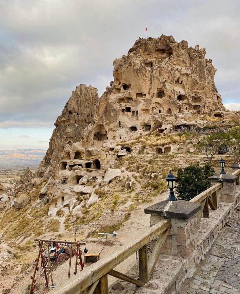 Capadocia en tres días:: ver el Castillo de Uçhisar