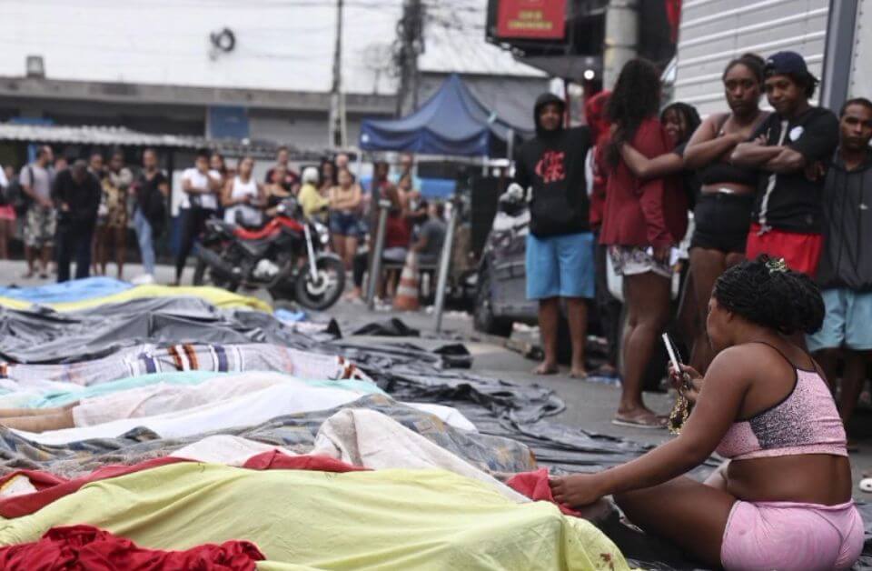 Operación policial en Río deja muchos muertos